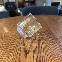 Libbey Glass Tumblers Wavy Textured Pattern Rocks Whiskey Glasses Set Of 5