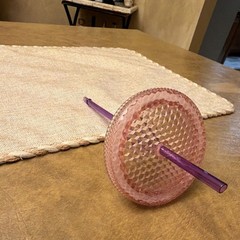 Starbucks Pink Studded Plastic Tumbler with Purple Straw Reusable