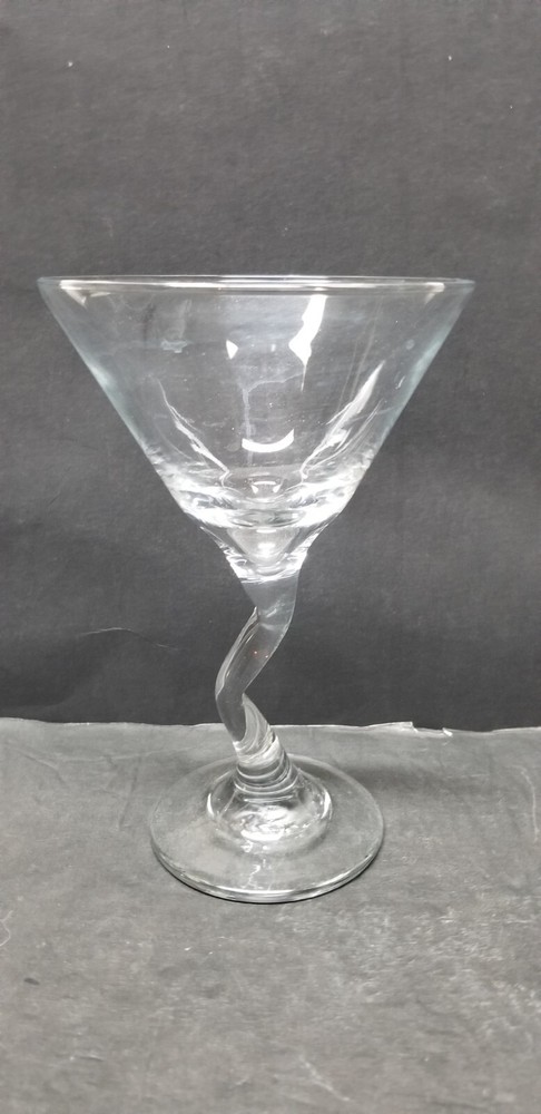 LIBBEY «Z» STEM CLEAR MARTINI WINE GLASS 6 1/2”
