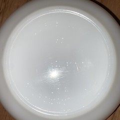 One Vintage “Glasbake” White Milk Glass Soup Bowl With Handle, J2663 11oz