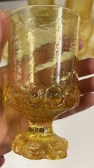 Franciscan Madeira Yellow Footed Glasses Goblet Tumbler Set Of 10 Corn Silk