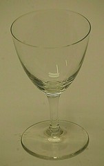 Wine Cordial Clear Glass Stemware Classic Glassware 3-3/4″ T Unknown Maker