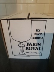 6 Cristal D’Arques Paris Royal 2 1/4 oz Crystal Cordial Glasses