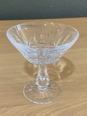 Waterford Crystal Rosslare 4.75″ Champagne Martini Glass Old Script Mark CLEAN