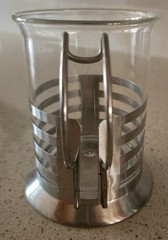 Leonardo ‘Balance’ Set of 4 Boroscillate Glasses w/ Stainless Steel Frames