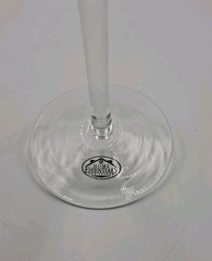 Home Essentials Colorful Etched Wine Glasses 9″, Set of 3 W/ Wine Stopper