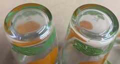 Vintage Hazel Atlas Orange Juice Glasses Set Of Four