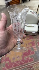 SET OF 25 VINTAGE TIFFIN FRANCISCAN CHEROKEE ROSE ETCHED Set
