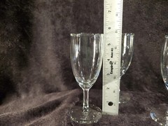 Set If 3 Unbranded Cordial Glasses