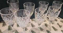 Godinger Crystal Wine / Chamnpagne Glass / Goblet 8 oz Set of 8