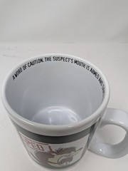Warner Bros Tasmanian Devil Mug Shot, 30 oz Mug, Vintage 1997