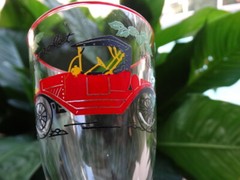 Mid-Century Modern Libbey/Rock Sharpe Horseless Carriage Wine Glass Stem 3003