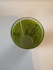 Vintage New York State Souvenir Frosty Glass Map – Niagara Falls | Hazel Atlas