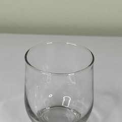 VTG Clear Glass Tumbler 4” MCM Juice Glass Votive Holder Mid-Century Modern