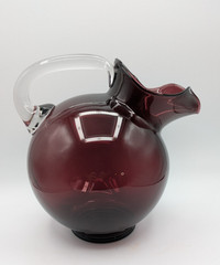 Cambridge Amethyst Tilted Water Pitcher 80 oz Stem 3400 Clear Handle Display Onl
