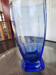 Vintage MCM Anchor Hocking BERKELEY Cobalt Blue Ice Tea Glasses, Set of 3