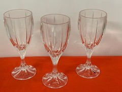 MIKASA CRYSTAL — BERKELEY — WINE GOBLETS — 3
