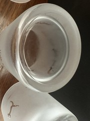 Frosted/Etched Scottish Highland Petroglyph Low-Ball Whiskey Glasses Set Of 6
