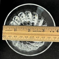 Gorham Gentry Clear Crystal Water Goblets 6.7in Discontinued Set of 2