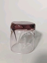 Vintage Libby Glasses Imperial Plum Pink 8 Cooler 8 Rocks Barware Wedding EUC