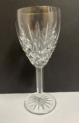 Waterford Crystal GOLDEN ARAGLIN Wine Glass 7’’.