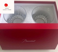 Baccarat Rosa Pair 2015 Japan Limited Edition Year Tumbler Glass Crystal NEW