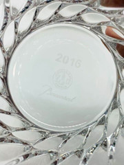Baccarat Gloria 2016 Year Tumbler Crystal Rock Glass Set of 2 Unused w/box Japan