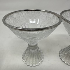 Paden City Etched Spring Orchard Sherry / Cordial Glasses Set Of 4 Art Deco