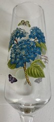 4 Botanic Garden Flowers Portmeirion 12 Oz Glassware Champagne Cocktail Glasses