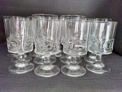 Vintage Cristal DArques Versailles Wine Water Glasses Goblets 18 Piece Set