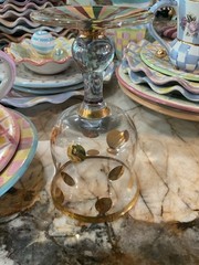 MacKenzie-Childs Foxtrot Water Glass