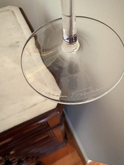 Set of 6 Vintage Daum France Signed Crystal Wine Glasses Stemware 6-3/4