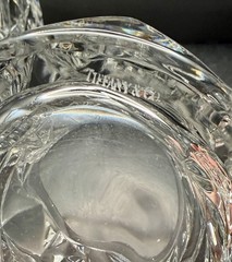 Set of 4 Tiffany & Co Rock Cut Beer Mugs Signed