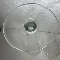 (3) Hand Blown Beveled Ribbed Hollow Stem Champagne Glasses – Champagne Flutes