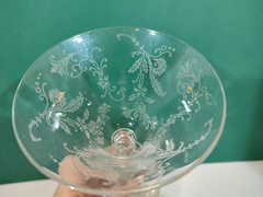 Glastonbury – Lotus Vesta Clear 6 inch Champagne / Tall Sherbet Glass