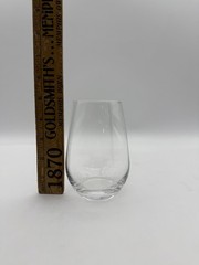 Set of 5 Schott Zwiesel Crystal Flat Wine Tumblers Stemless Wine Glasses 16 oz