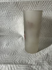 Here’s To Friends! & Song & Laughter… Frosted Glass Cocktail Tumbler GWB3#24