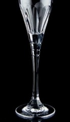 Fleur Fluted Champagne Glass Elegant Crystal Signed Oscar De La Renta Le Grande