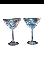 Marquis By Waterford NWOB,Sets Of 2,Never Used Martini/Ice Cream Sundae Glasses