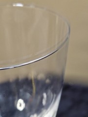 C 1800 Georgian Prussian Fluted Wine Water Goblet Hand Blown Glass Crystal 9⅛»