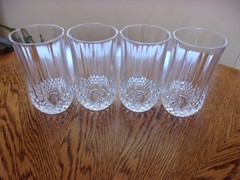 Longchamp 10 Oz Flat Tumbler Tumbler Cristal D’Arques – Set of 4