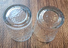 Libbey Glass Old Fashioned Rocks Glass Aztec Crystal Pattern Vintage Set Of 2