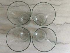 Nice! Set Of 4 Monclova By Libbey 16 Oz Clear Tumbler Drinking Glass 6.75”