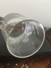 2 Stag & Grouse Etched Crystal Mugs, Queen Anne Wildlife Series?