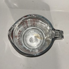 Anchor Hocking 2 Cup Glass Measuring Cup Red Letters Made in USA