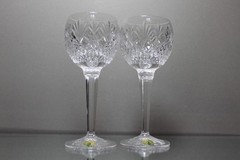Two (2) Waterford Crystal SULLIVAN Wine Hocks 7 3/8″ Excellent 6 ounce NIB MINT