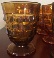 Colony Whitehall Gold Set Of 10 Tumblers. Excellent Condition