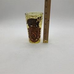 Harry Potter Hufflepuff House Gold 6 oz Drinking Glass