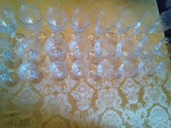 Fostoria Etched 1940’s . Rare find No chips.