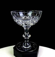 Hawkes Brilliant Cut Crystal 7330 Cornwall 2 Pc 5 1/8″ Tall Sherbets 1920-50s